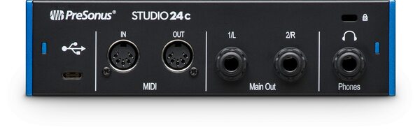 2X2 USB-C AUDIO INTERFACE / 24-BIT/192KHZ, W/2 MIC INPUTS, INCLUDES STUDIO ONE ARTIST SOFTWARE